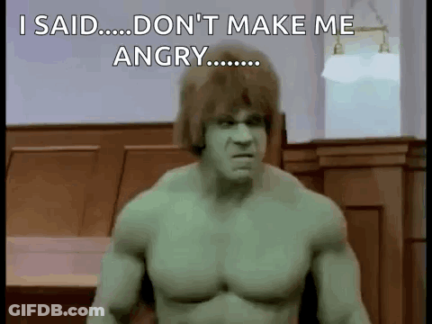Angry Hulk In Courtroom Without Shirt GIF