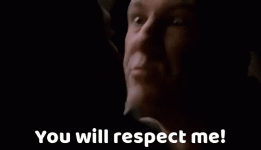 Angry James Gandolfini Respect Me Respect My Authority GIF