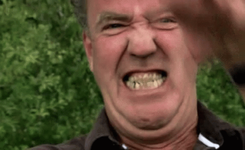 Angry Jeremy Clarkson Showing His British Teeth GIF
