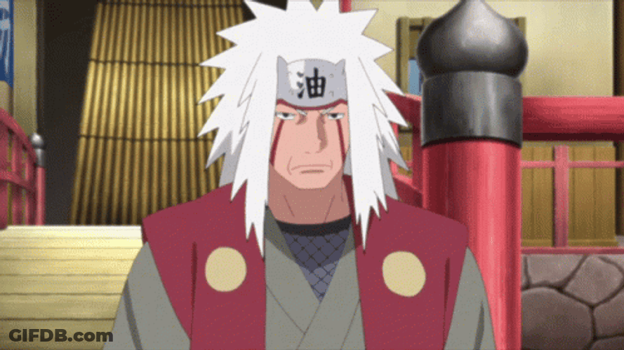 Angry Jiraiya Thumbs Up GIF