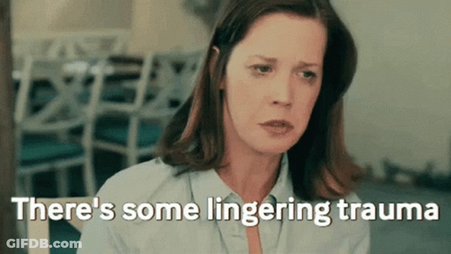 Angry Lady Lingering Trauma GIF