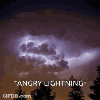 Angry Lightning Storm GIF