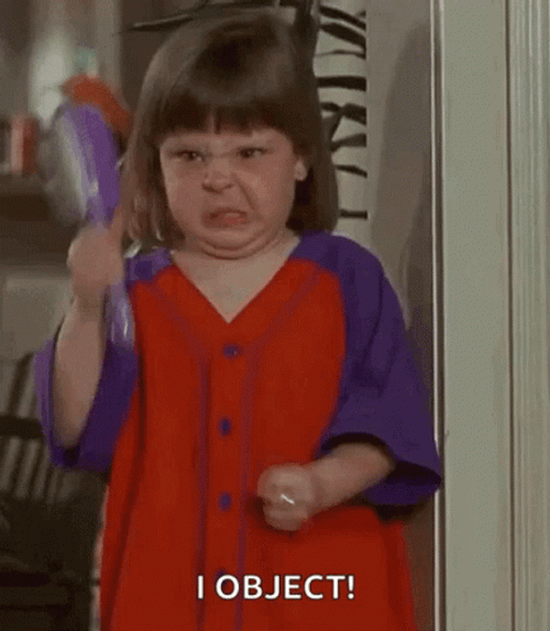 Angry Little Kid Objection GIF