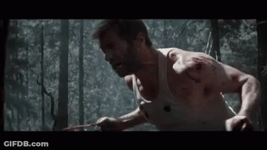 Angry Logan The Wolverine Hugh Jackman GIF