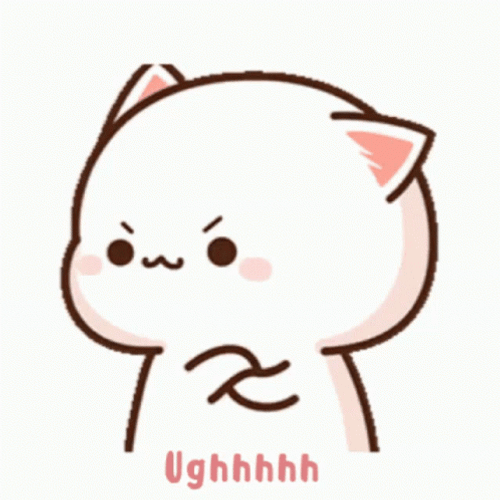 Angry Mad Animated Cute Cat GIF