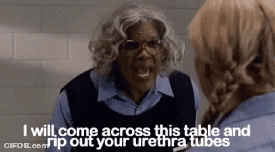 Angry Madea Simmons Tyler Perry Cursing GIF