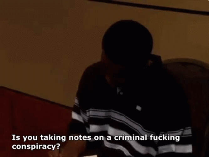 Angry Man Criminal Conspiracy GIF