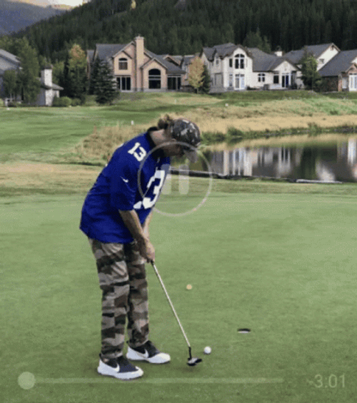 Angry Man In Golf Course GIF