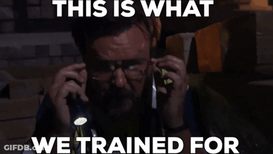 Angry Man Training GIF