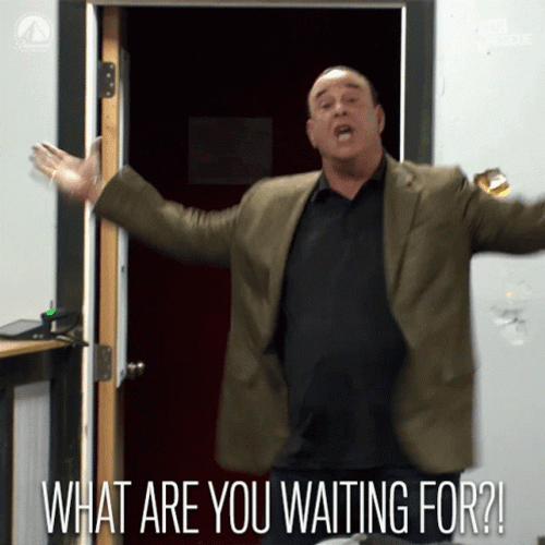 Angry Man What Are You Waiting For GIF