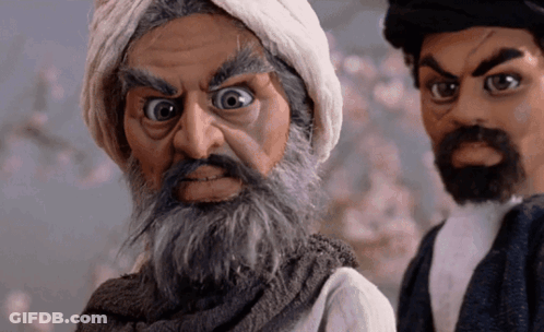 Angry Man With Beard And Turban GIF