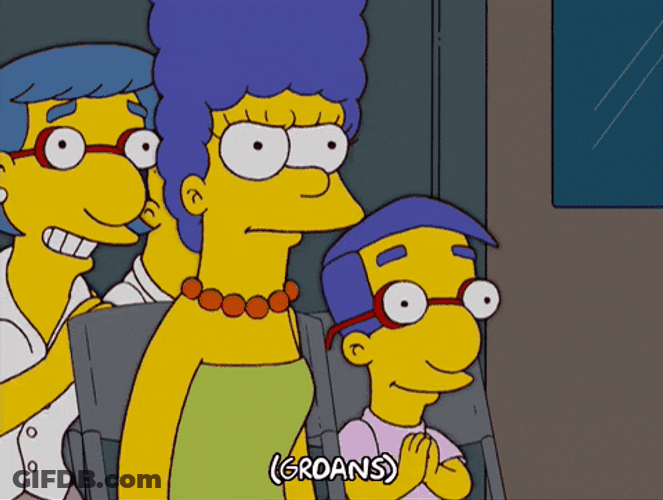 Angry Marge Simpson Crossing Her Arms GIF