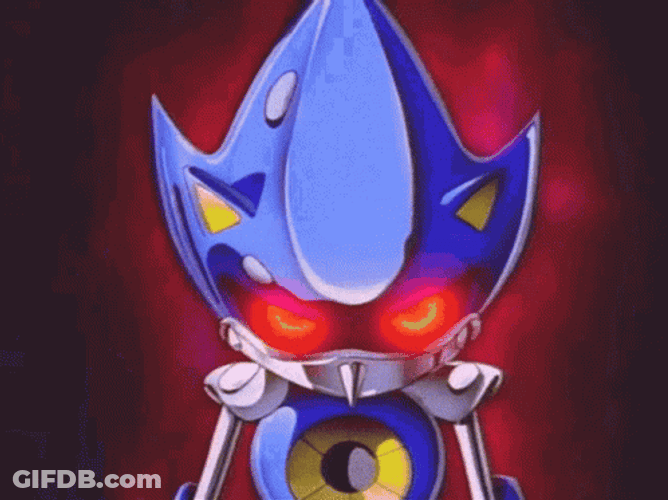 Angry Metal Sonic GIF