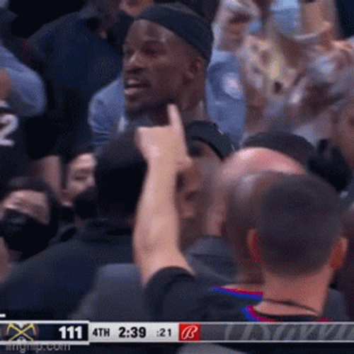 Angry Miami Heat NBA Player GIF