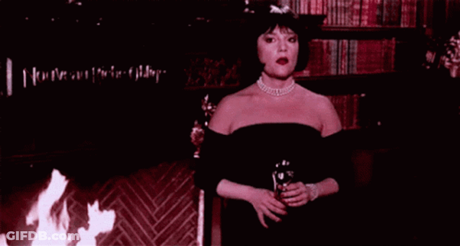 Angry Mrs White Flipping Out Clue GIF