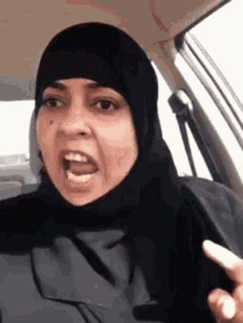 Angry Muslim Woman GIF