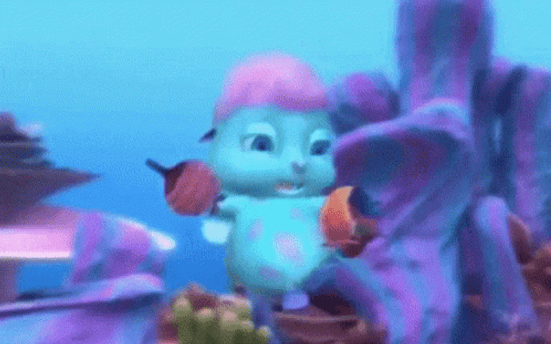 Angry Naughty Bibble Throwing Food GIF