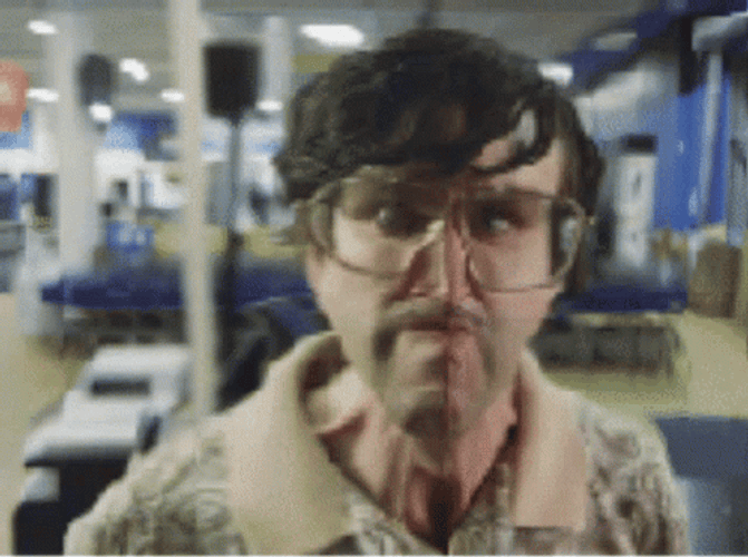Angry Nerd Distorted Face Meme GIF