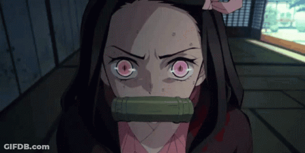 Angry Nezuko Vs Daki Intense Emotion Demon Slayer GIF