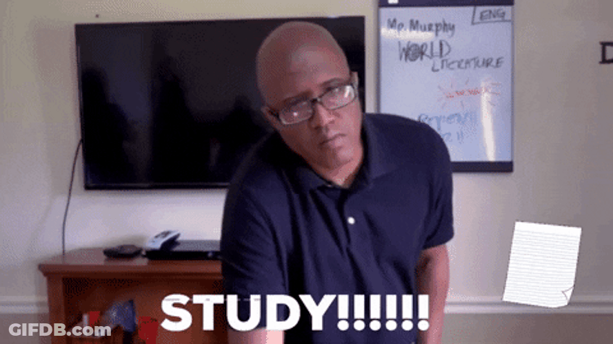 Angry Professor Screaming Study Meme GIF