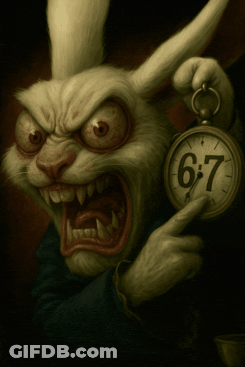 Angry Rabbit Meme GIF