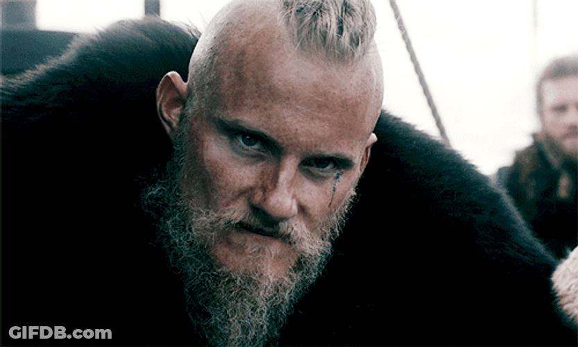 Angry Ragnar Vikings Series GIF