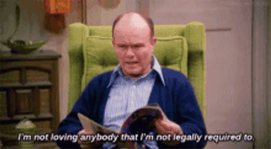 Angry Red From 70S Show GIF