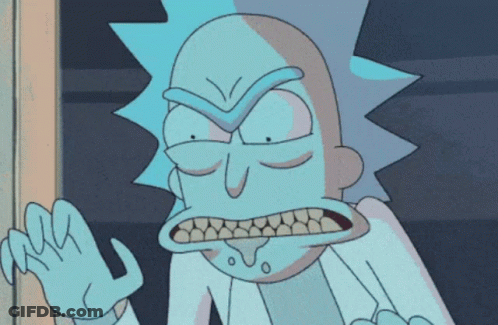 Angry Rick From Rick And Morty GIF