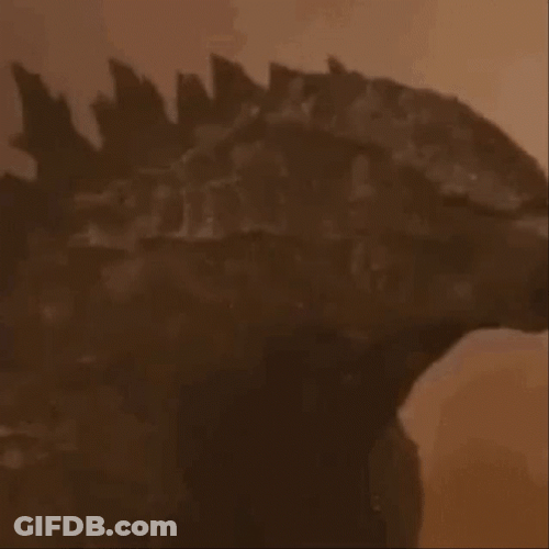 Angry Roaring Godzilla 2021 GIF