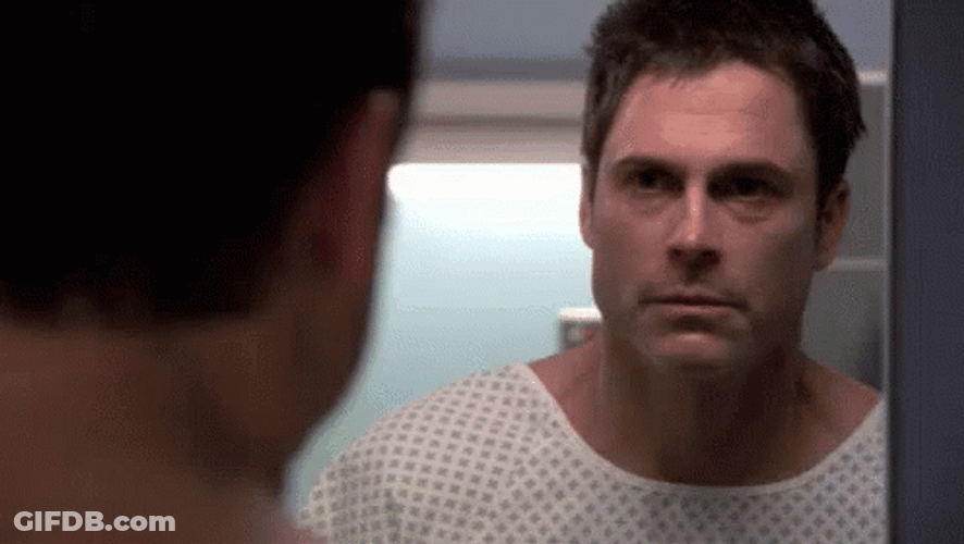 Angry Rob Lowe Stop Pooping GIF