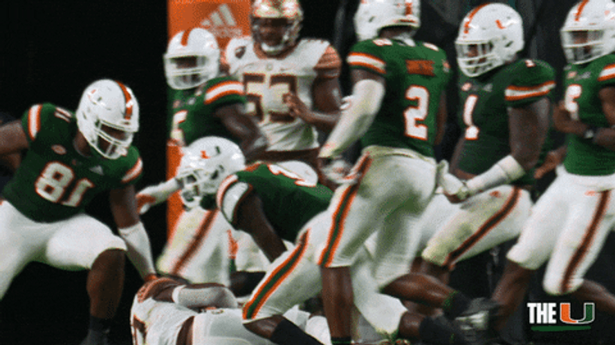 Angry Running Hawaii Football Player GIF