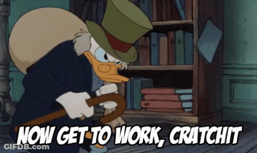 Angry Scrooge GIF