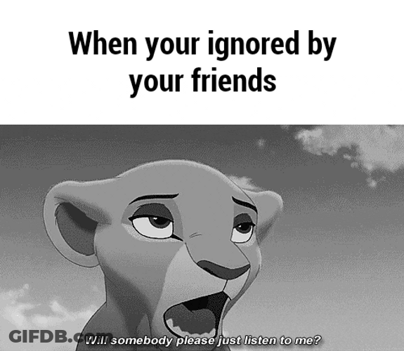 Angry Simba Left On Read GIF