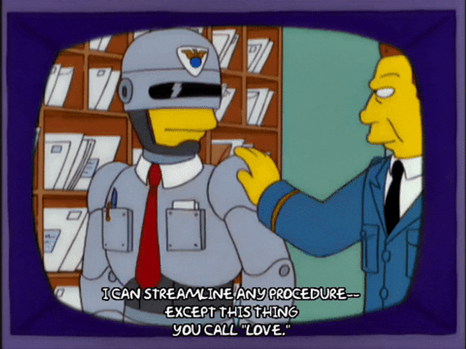 Angry Simpsons Robocop GIF
