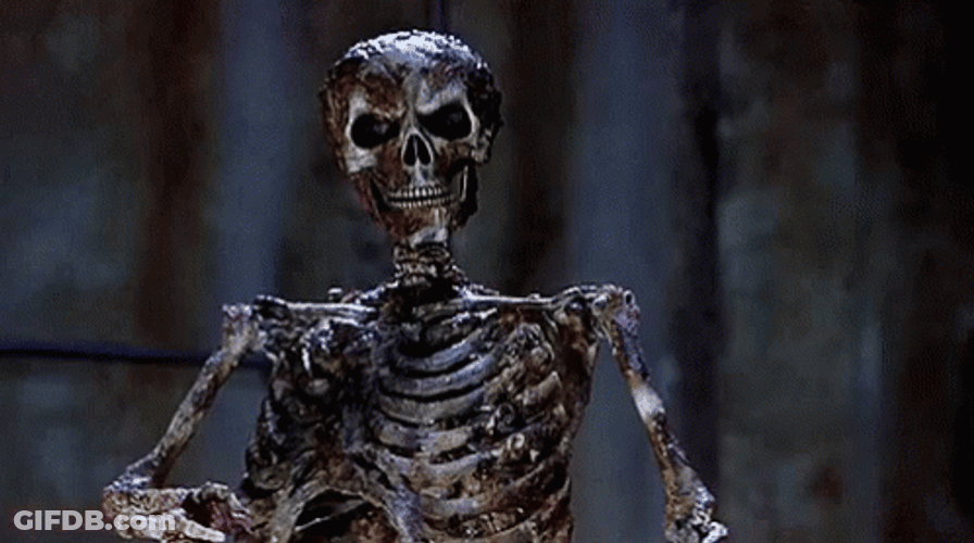 Angry Spooky Scary Skeletons GIF