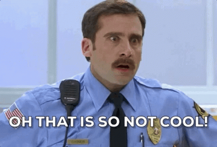 Angry Steve Carell Not Cool GIF