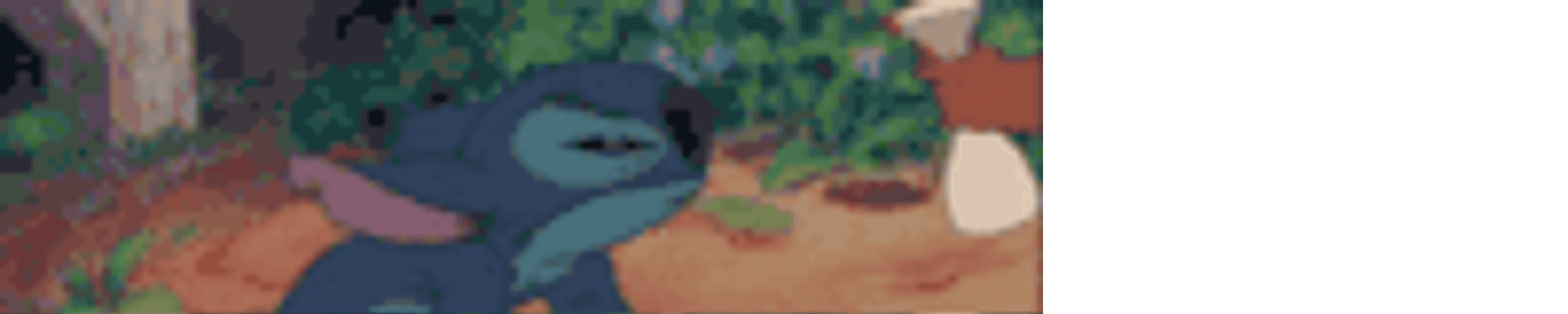 Angry Stitch Throw Sticker GIF