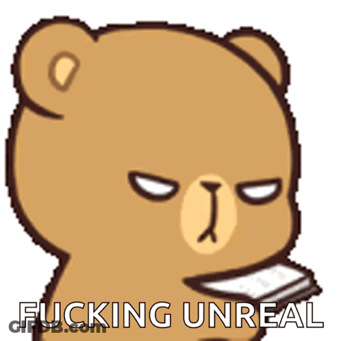 Angry Teddy Bear Fucking Unreal GIF