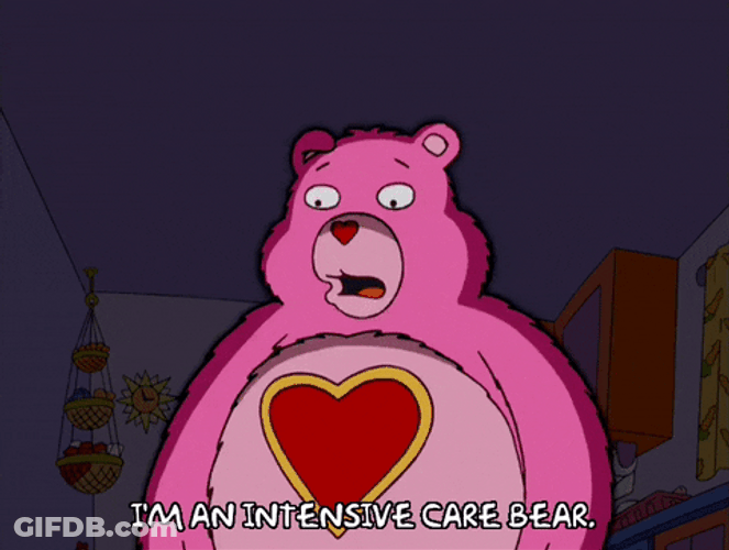 Angry Teddy Bear The Simpsons GIF