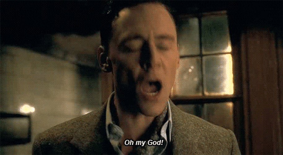 Angry Tom Hiddleston Shouting GIF