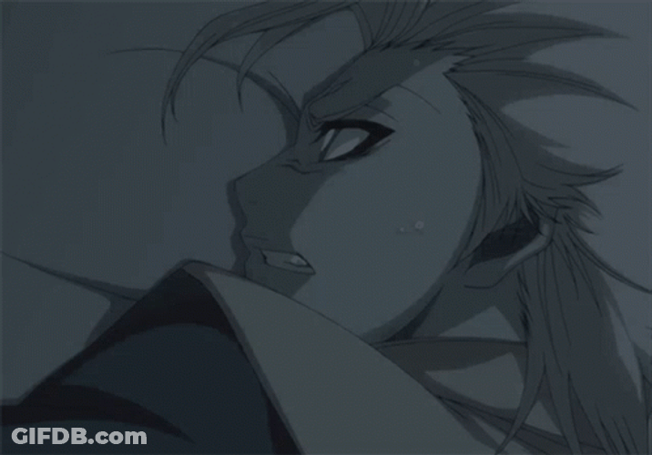 Angry Toshiro Groaning GIF