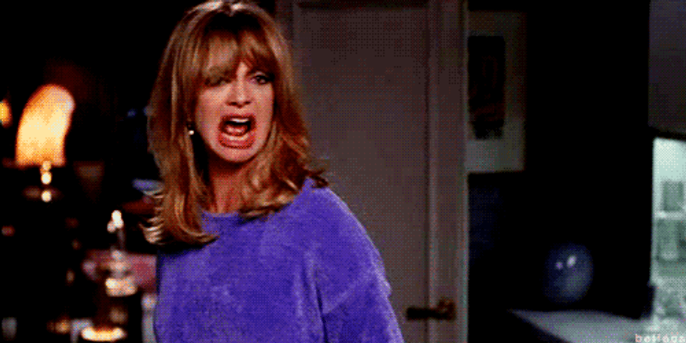 Angry Tossing Drink GIF