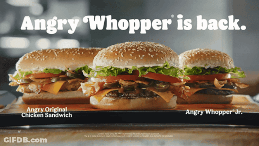 Angry Whopper Whopper Back GIF