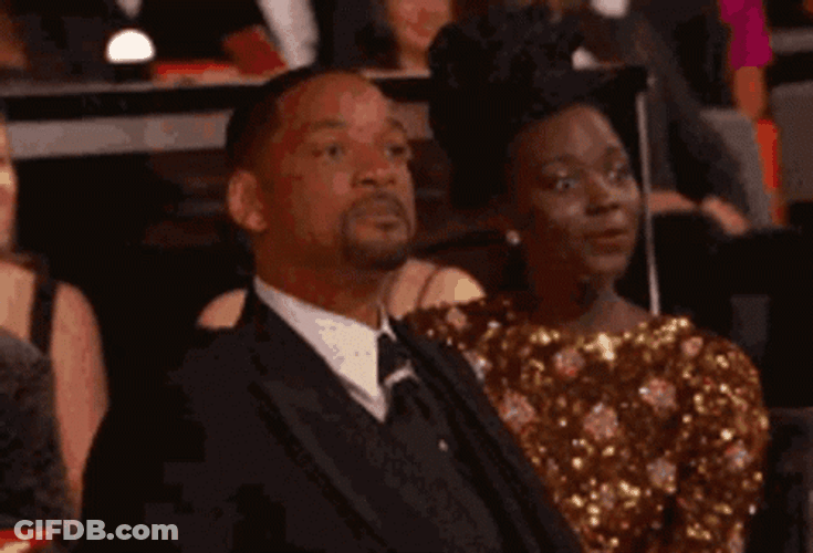 Angry Will Smith At Oscars GIF