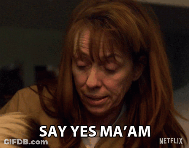 Angry Woman Say Yes Maam GIF