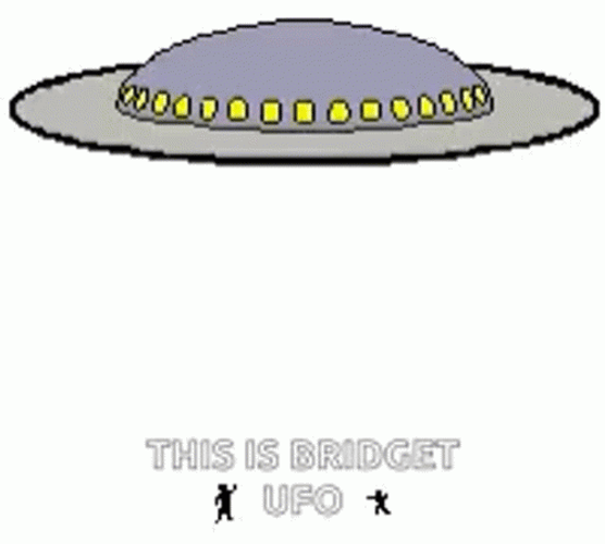 Aniamted Ufo Taking Man Bridget Ufo GIF