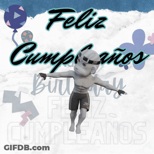 Animado Feliz Cumpleaños GIF