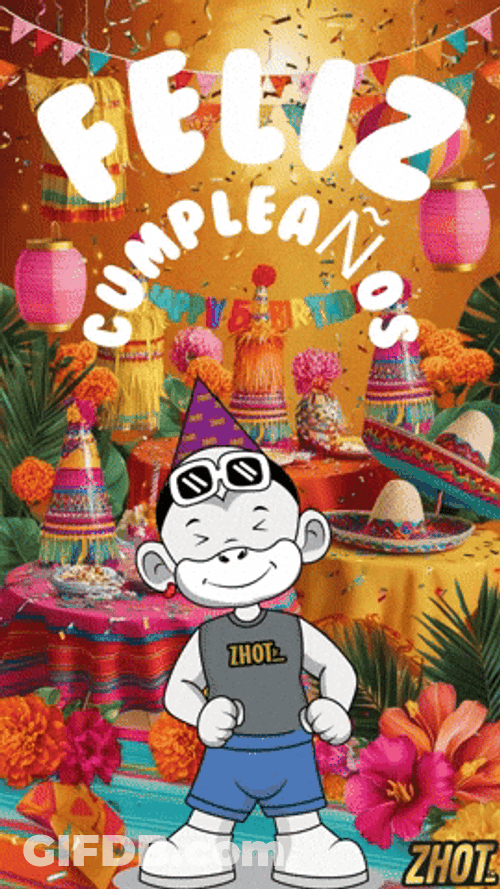 Animado Feliz Cumpleaños GIF