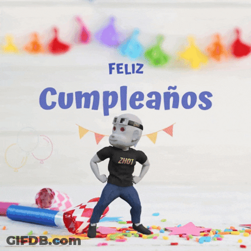 Animado Feliz Cumpleaños GIF