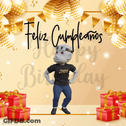 Animado Feliz Cumpleaños GIF